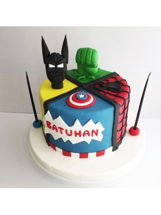 Hayal Kahramanları Konsept Pasta