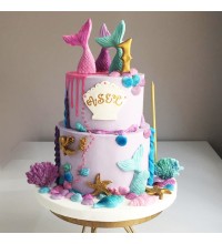 Deniz Temalı Konsept Pasta