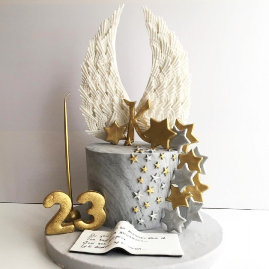 Kanatlı Melek Konsept Pasta