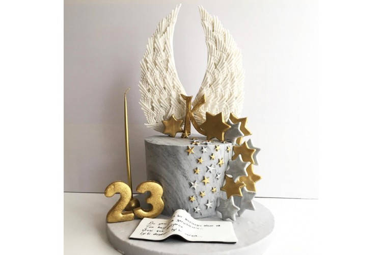 Kanatlı Melek Konsept Pasta